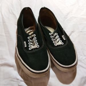 Men's Van's Authentic Shoes Black/White Size 8.5